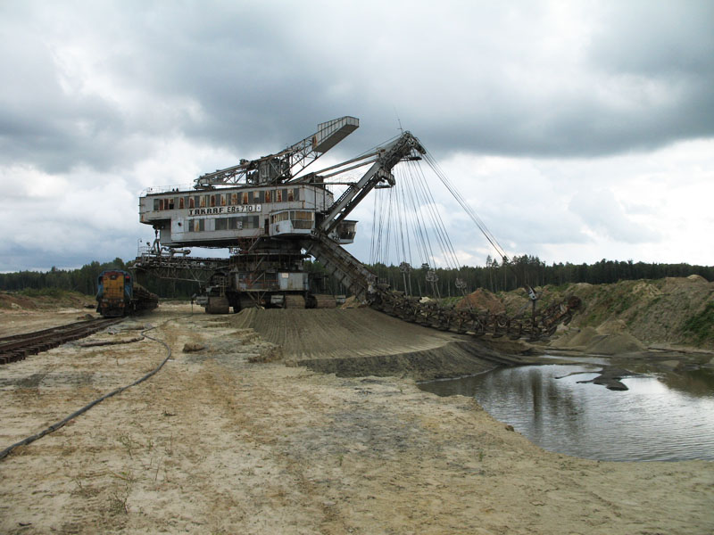Лопатинский рудник. Немецкий гигант от Takraf